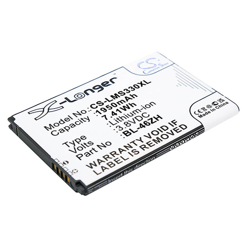 3.8V, 1950mAh, Li-ion Battery fits At&t, Gophone 4g Lte, 7.41Wh