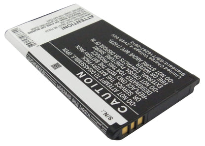 3.7V, 1350mAh, Li-ion Battery fits Kyocera, C6725, C6730, 4.995Wh
