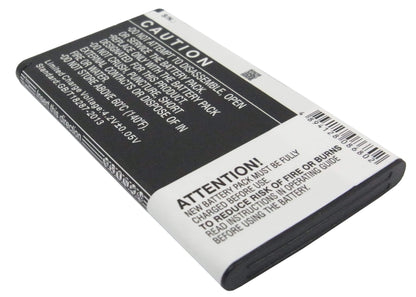3.7V, 1350mAh, Li-ion Battery fits Kyocera, C6725, C6730, 4.995Wh