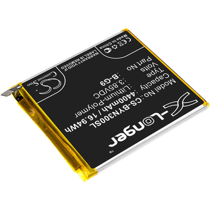 3.85V, 4400mAh, Li-Polymer Battery fits Vivo, Nex 3, Nex 3 5g, 16.94Wh