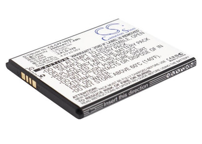 3.7V, 2000mAh, Li-ion Battery fits Coolpad, 8297, 8297-c00, 7.4Wh