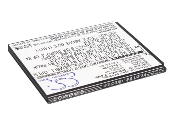 3.7V, 2000mAh, Li-ion Battery fits Coolpad, 8297, 8297-c00, 7.4Wh