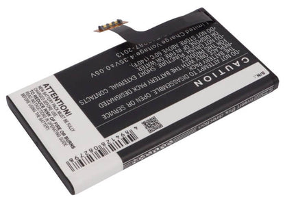 3.8V, 2000mAh, Li-ion Battery fits Nokia, Lumia 1020, Lumia 909, 7.6Wh