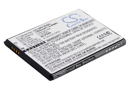 3.8V, 1800mAh, Li-ion Battery fits Oppo, 3000, 3005, 6.84Wh