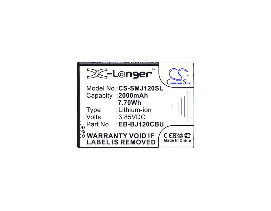 3.85V, 2000mAh, Li-ion Battery fits Samsung, Galaxy Amp 2, Galaxy Express 3, 7.7Wh