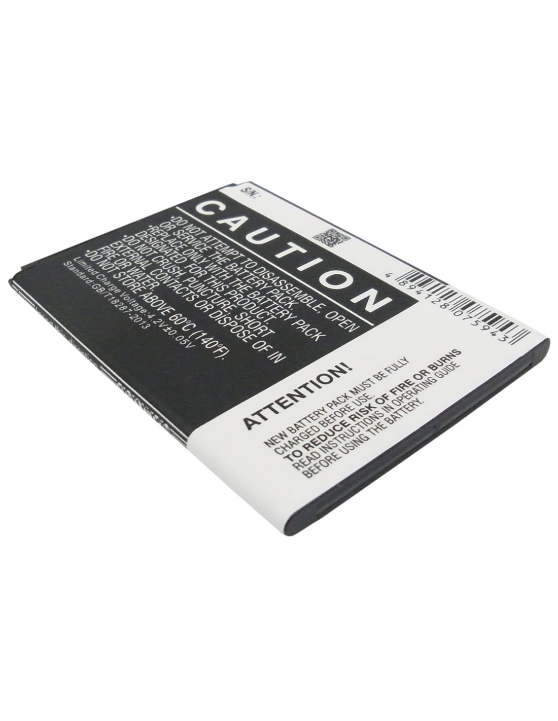 CS-SMI257XL, Mobile, Smartphone 3.7V, 1900mAh, Li-ion Battery fits Samsung, Galaxy S4 Mini, Galaxy S4 Mini Duos, 7.03Wh