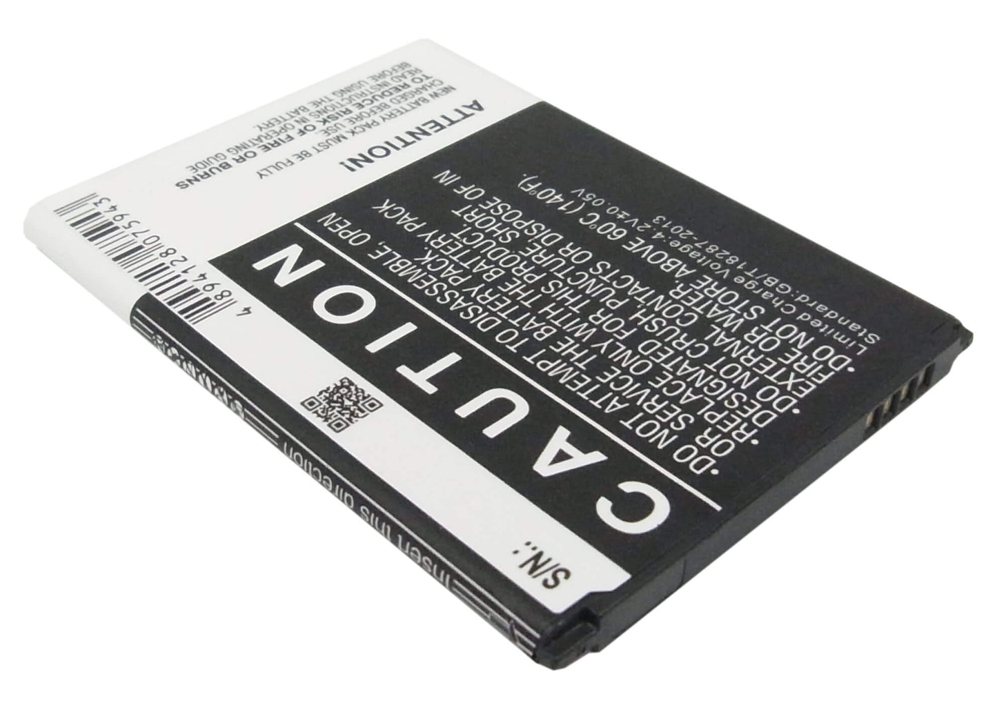 CS-SMI257XL, Mobile, Smartphone 3.7V, 1900mAh, Li-ion Battery fits Samsung, Galaxy S4 Mini, Galaxy S4 Mini Duos, 7.03Wh