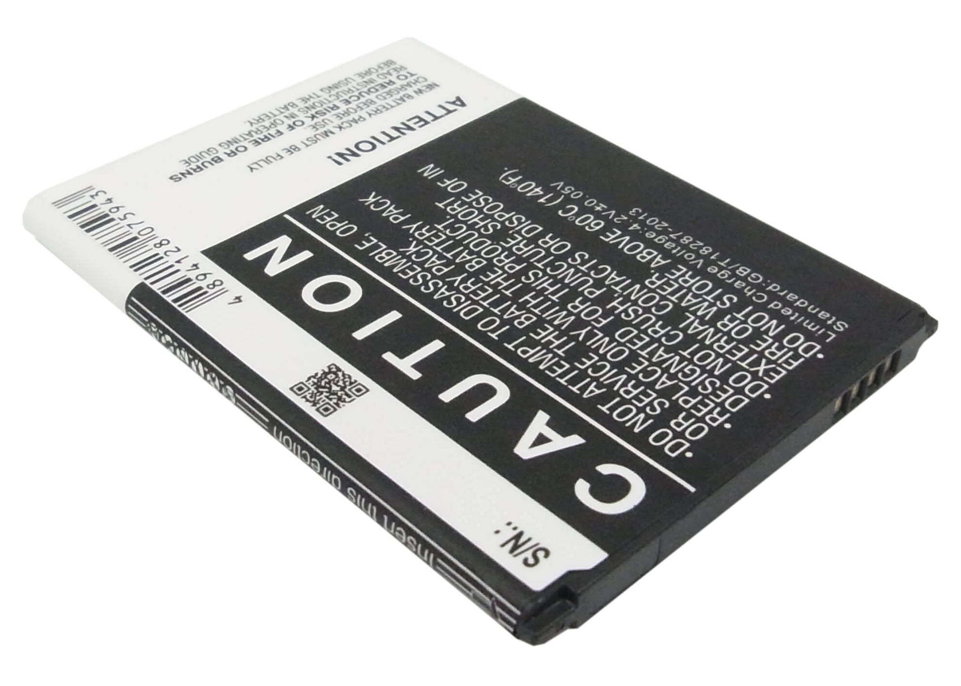 CS-SMI257XL, Mobile, Smartphone 3.7V, 1900mAh, Li-ion Battery fits Samsung, Galaxy S4 Mini, Galaxy S4 Mini Duos, 7.03Wh