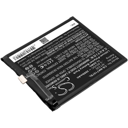 3.85V, 3000mAh, Li-Polymer Battery fits Nokia, 4.2, Ta-1150, 11.55Wh