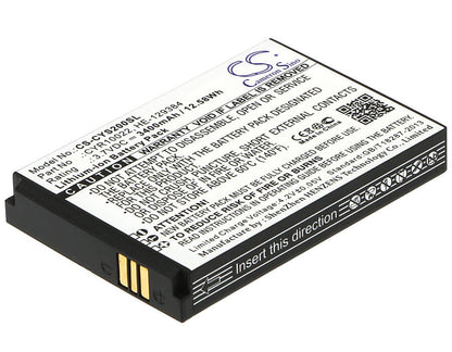 3.7V, 3400mAh, Li-ion Battery fits Cyrus, Cs20, 12.58Wh