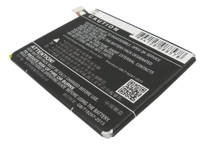 3.8V, 2000mAh, Li-Polymer Battery fits Oppo, Find Mirror, Find Muse, 7.6Wh