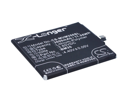 3.85V, 3000mAh, Li-Polymer Battery fits Xiaomi, Mi 4c, Mi 4c Dual Sim, 11.55Wh