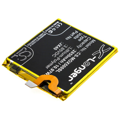 3.85V, 2850mAh, Li-Polymer Battery fits Motorola, Moto X5, 10.9725Wh