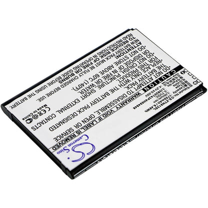 3.7V, 1750mAh, Li-ion Battery fits Zte, Maven 3, N9136, 6.475Wh