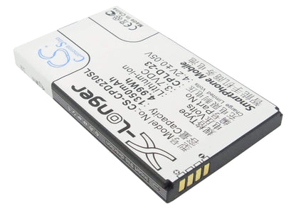 3.7V, 1350mAh, Li-ion Battery fits Coolpad, 8688, 4.995Wh