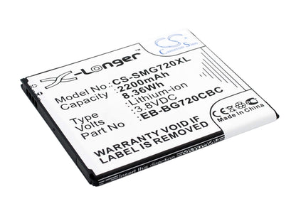 3.8V, 2200mAh, Li-ion Battery fits Samsung, Galaxy Grand 3, Galaxy Grand 3 Duos, 8.36Wh