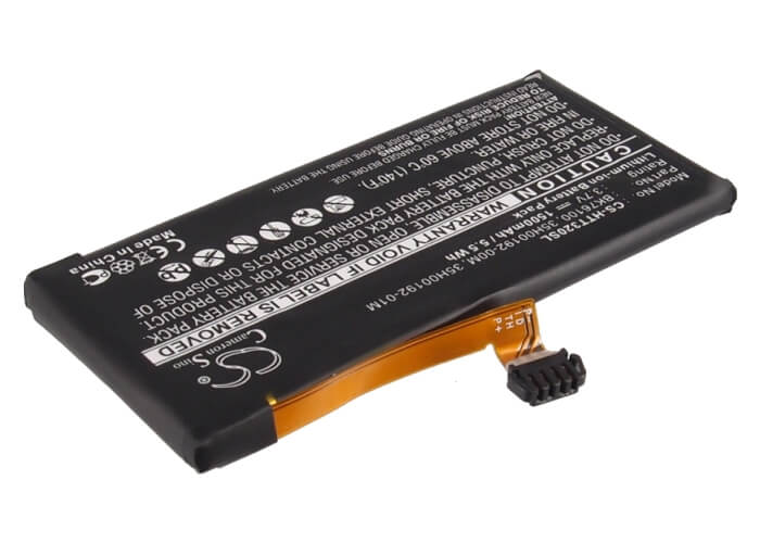 3.7V, 1500mAh, Li-Polymer Battery fits Htc, One V, One V1, 5.55Wh