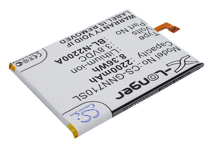3.8V, 2200mAh, Li-Polymer Battery fits Gionee, E7 Mini, 8.36Wh