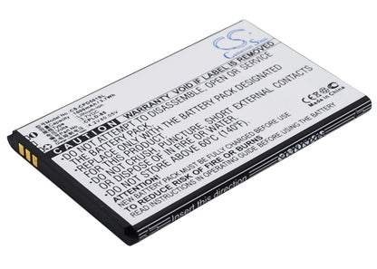 3.7V, 1000mAh, Li-ion Battery fits Coolpad, 5010, 3.7Wh