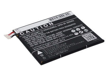 3.8V, 2000mAh, Li-Polymer Battery fits Lava, Iris Pro 30, 7.6Wh