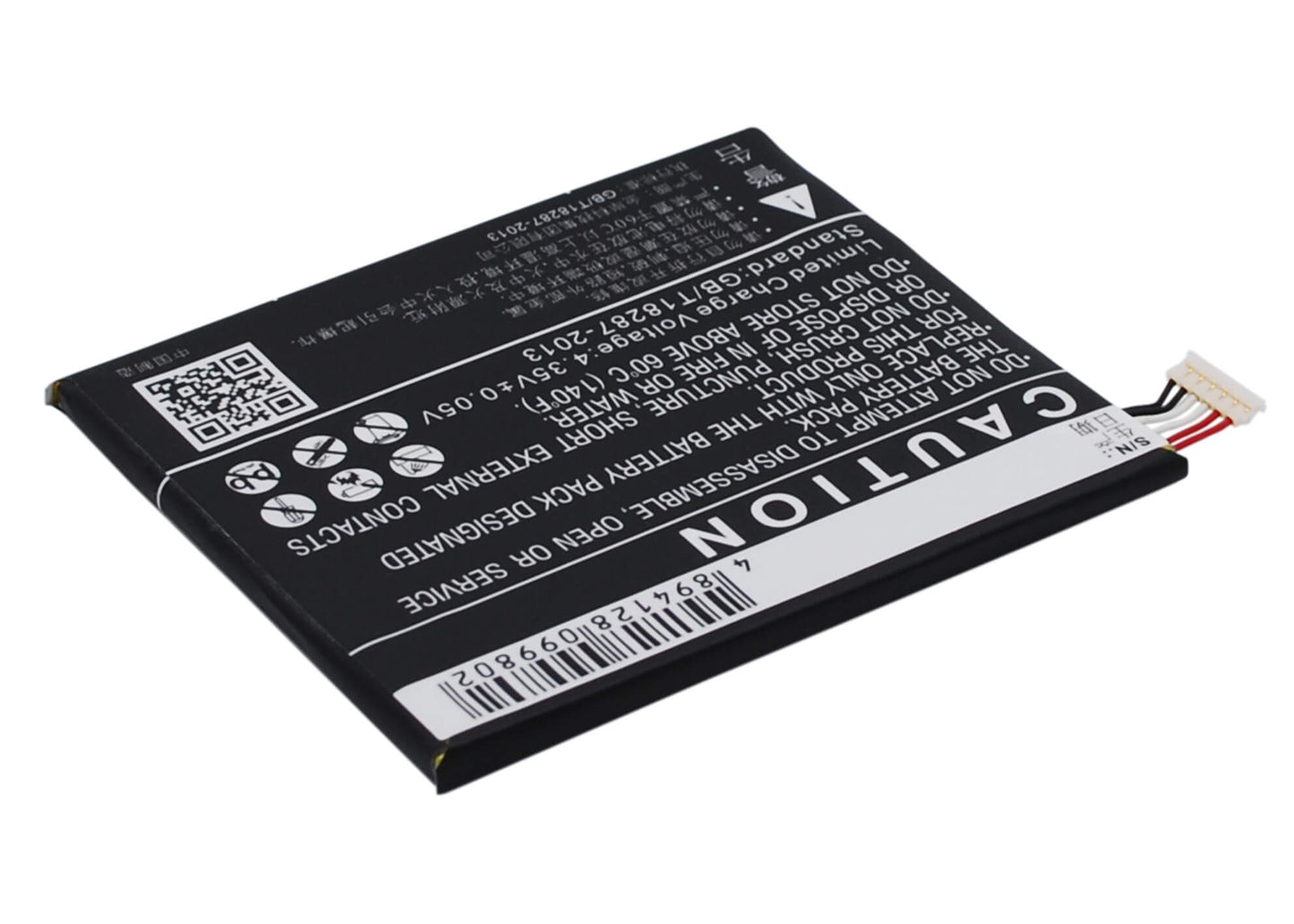 3.8V, 2000mAh, Li-Polymer Battery fits Lava, Iris Pro 30, 7.6Wh