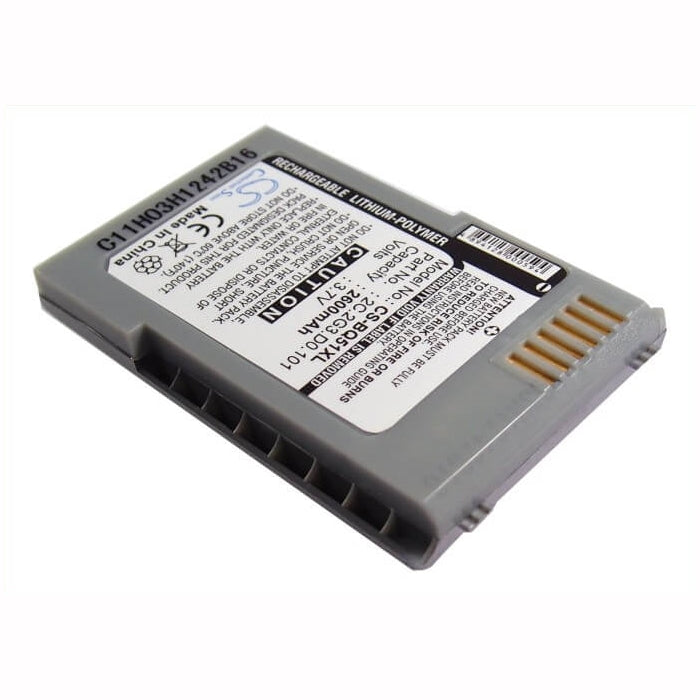3.7V, 2600mAh, Li-Polymer Battery fits Benq-siemens, P51, 9.62Wh