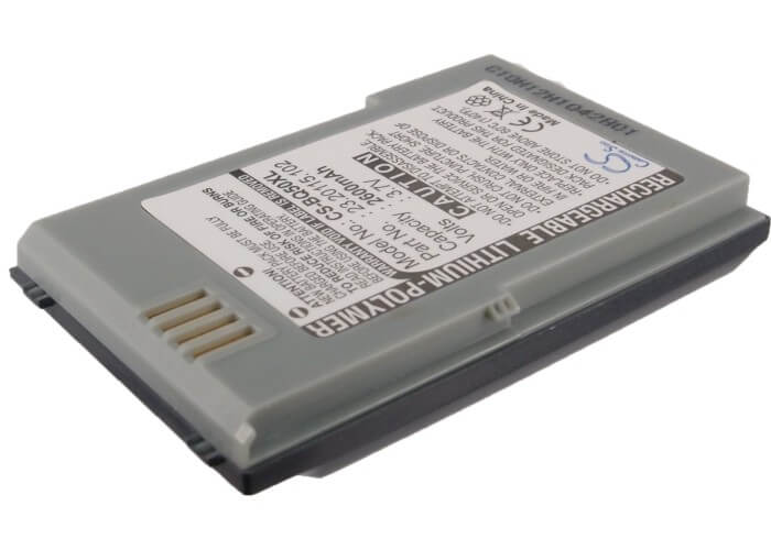 3.7V, 2600mAh, Li-Polymer Battery fits Benq, P50, 9.62Wh