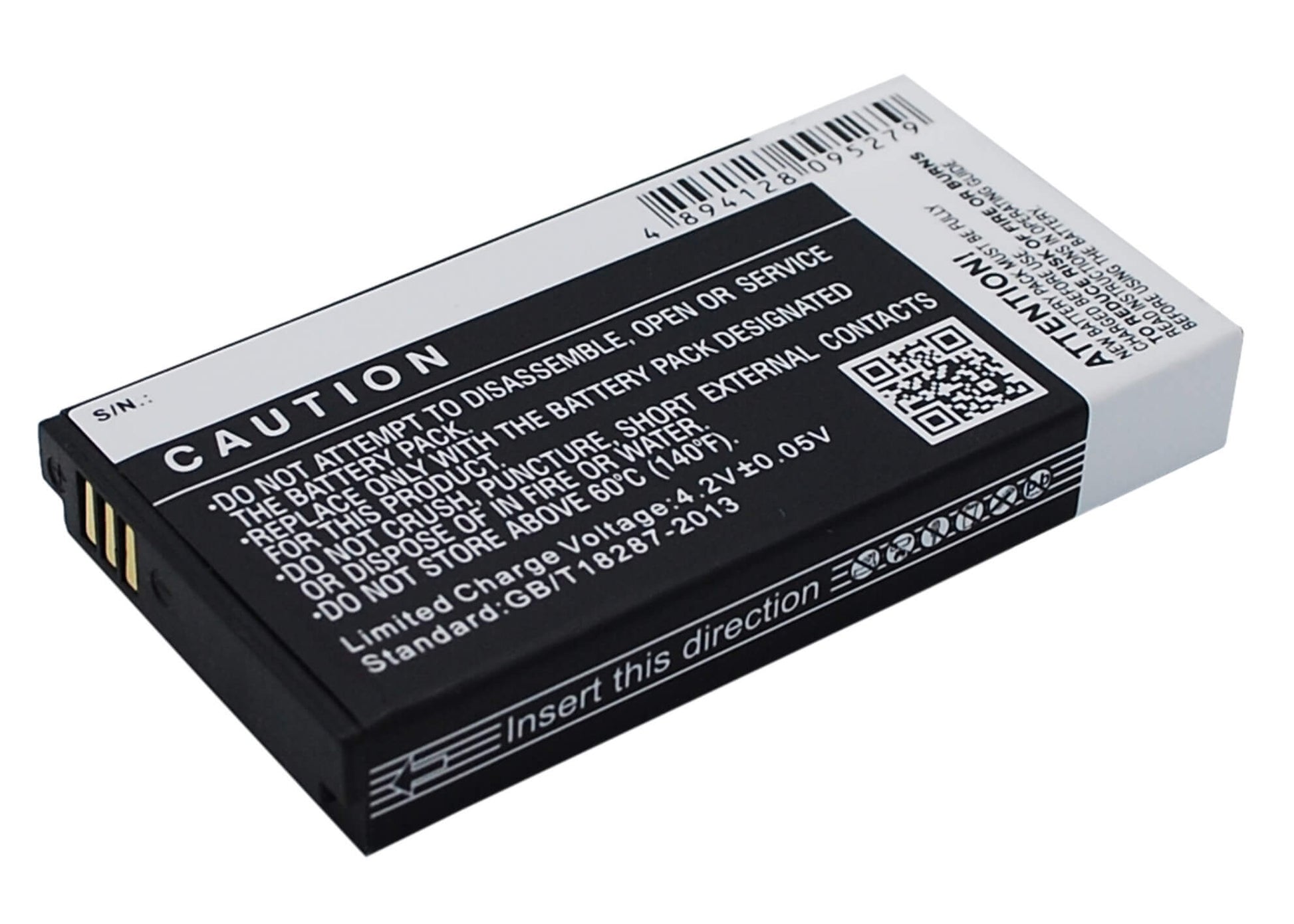 3.7V, 2500mAh, Li-ion Battery fits Kazam, Life R5, 9.25Wh