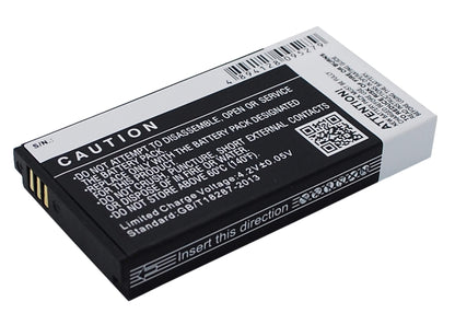 3.7V, 2500mAh, Li-ion Battery fits Kazam, Life R5, 9.25Wh