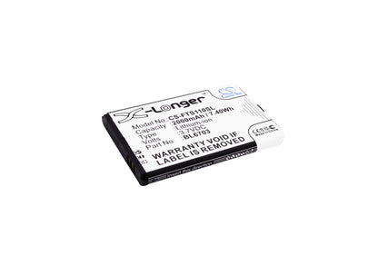 3.7V, 2000mAh, Li-ion Battery fits Fly, Ts110, 7.4Wh
