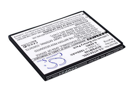 3.7V, 1800mAh, Li-ion Battery fits Htc, D616d, D616h, 6.66Wh