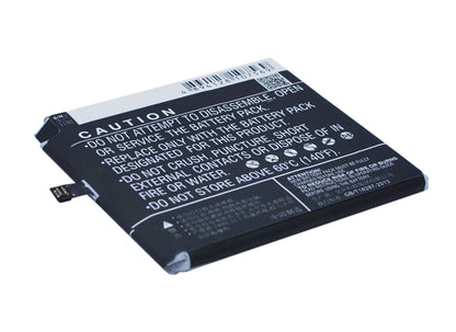 3.8V, 3050mAh, Li-Polymer Battery fits Meizu, M575 Dual Sim, M575m, 11.59Wh