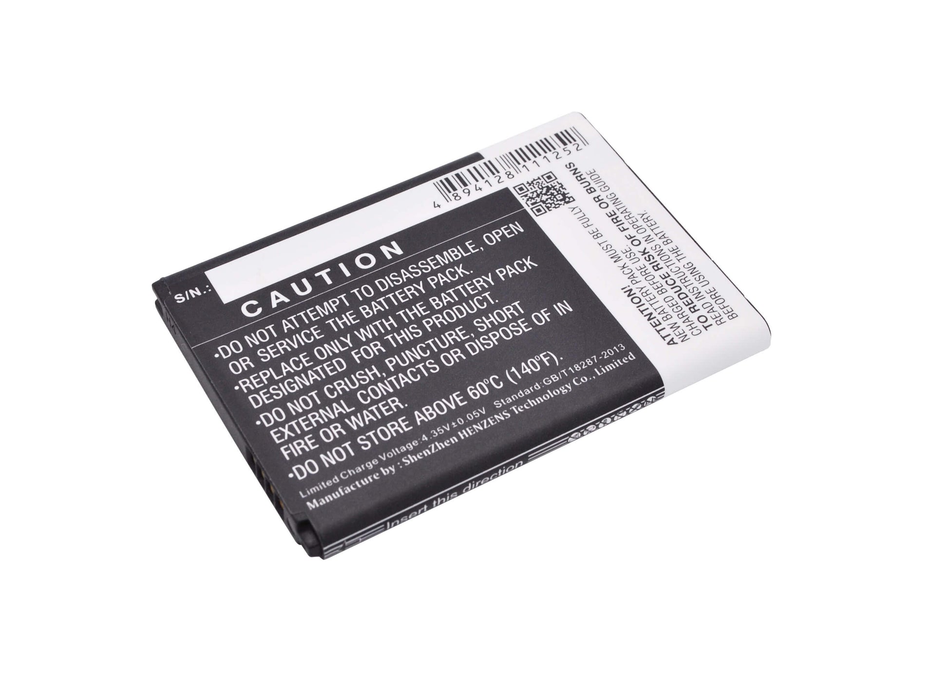 3.8V, 2600mAh, Li-ion Battery fits Lg, Bello 2, Bello 2 Dual, 9.88Wh