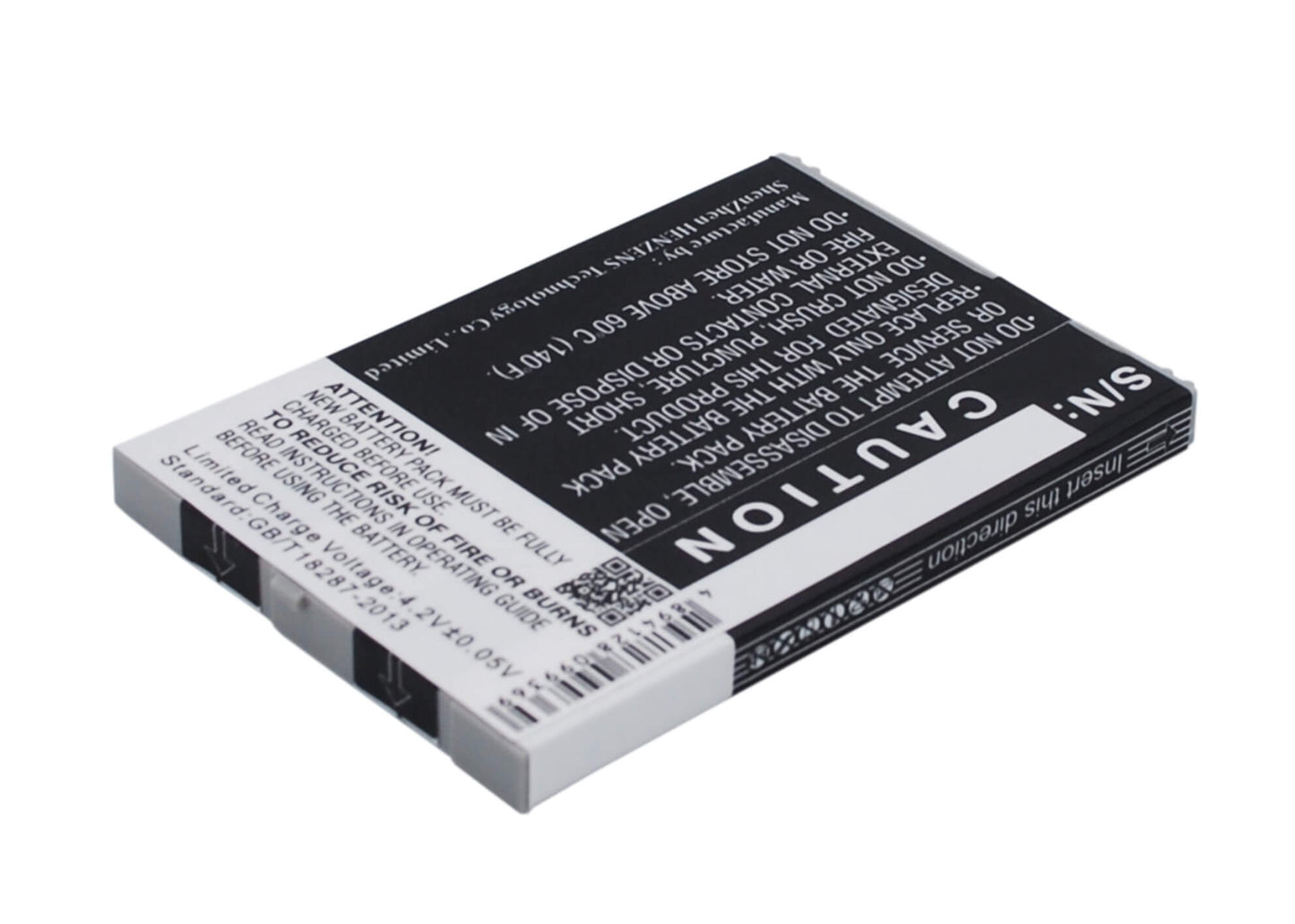 3.7V, 1700mAh, Li-ion Battery fits Verizon, C771, Commando C771, 6.29Wh