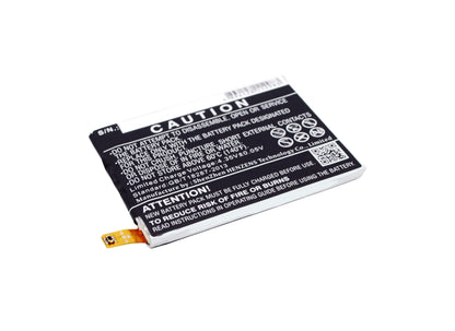 3.8V, 2600mAh, Li-Polymer Battery fits Lg, Bullhead, H790, 9.88Wh