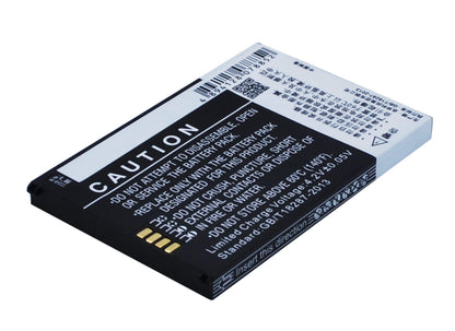 3.7V, 1400mAh, Li-ion Battery fits Coolpad, 6168, 6168h, 5.18Wh