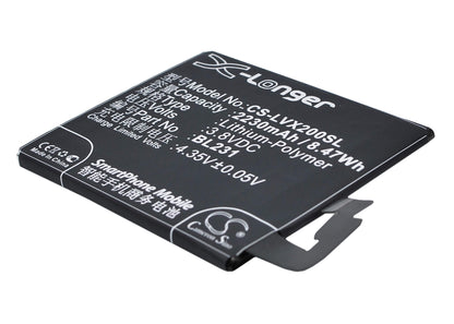3.8V, 2230mAh, Li-Polymer Battery fits Lenovo, S90e, S90t, 8.474Wh