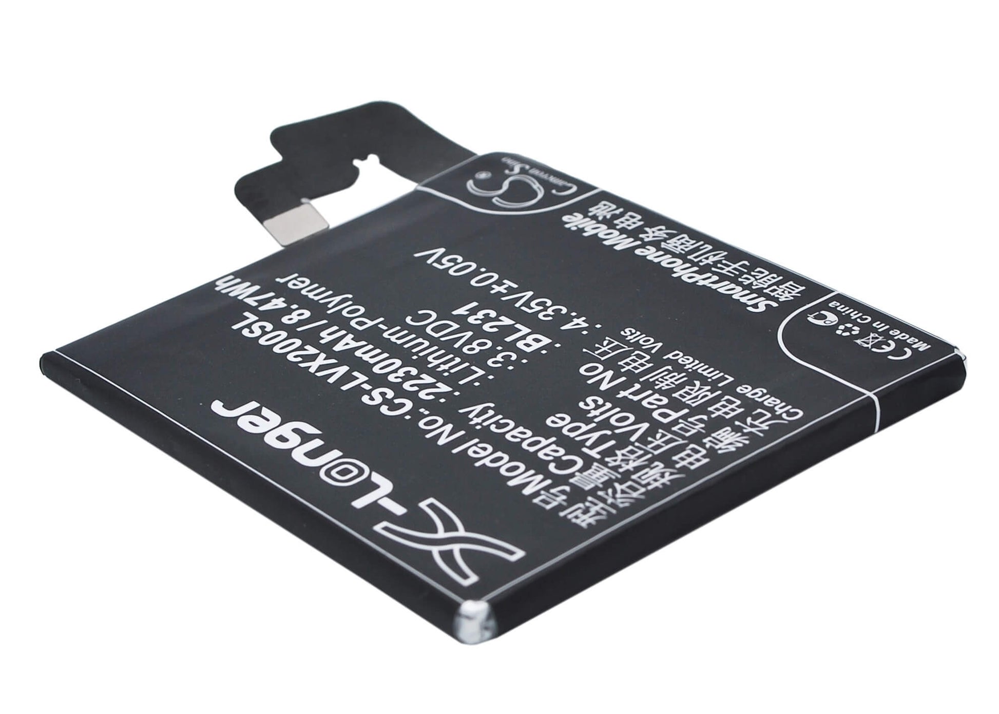 3.8V, 2230mAh, Li-Polymer Battery fits Lenovo, S90e, S90t, 8.474Wh