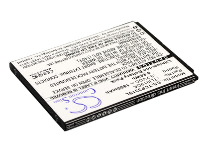 3.7V, 1800mAh, Li-ion Battery fits Tcl, P331m, 6.66Wh