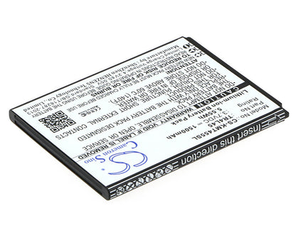 3.7V, 1500mAh, Li-ion Battery fits Kazam, Trooper 445l, 5.55Wh