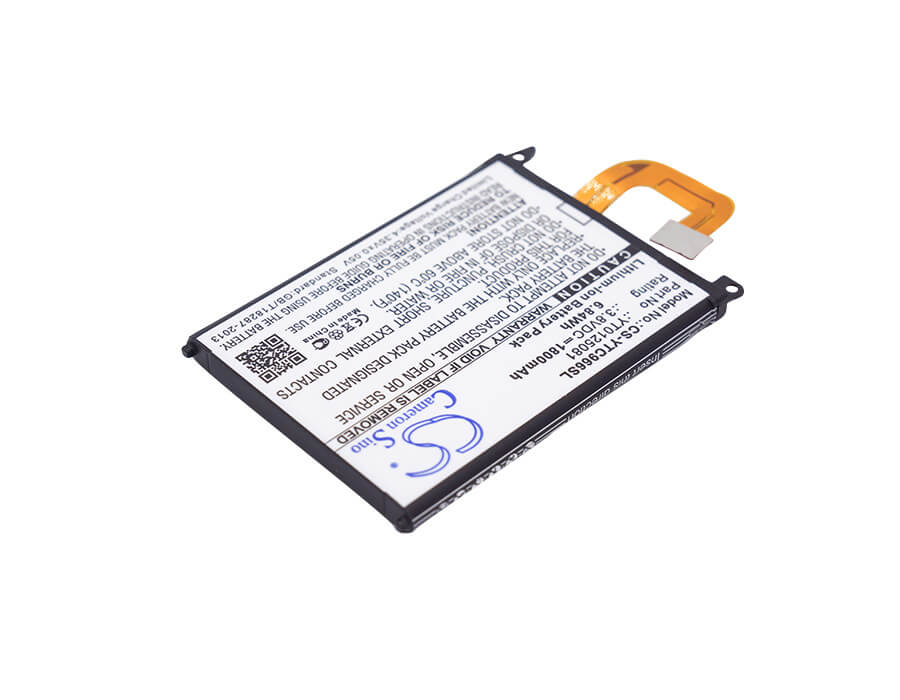 3.8V, 1800mAh, Li-ion Battery fits Yotaphone, C9660, 6.84Wh