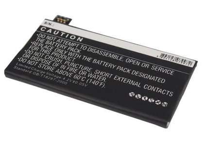 3.7V, 1250mAh, Li-Polymer Battery fits Sony, Lotus, St27a, 4.625Wh