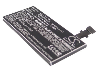 3.7V, 1250mAh, Li-ion Battery fits Sony Ericsson, Lt22, Lt22i, 4.625Wh