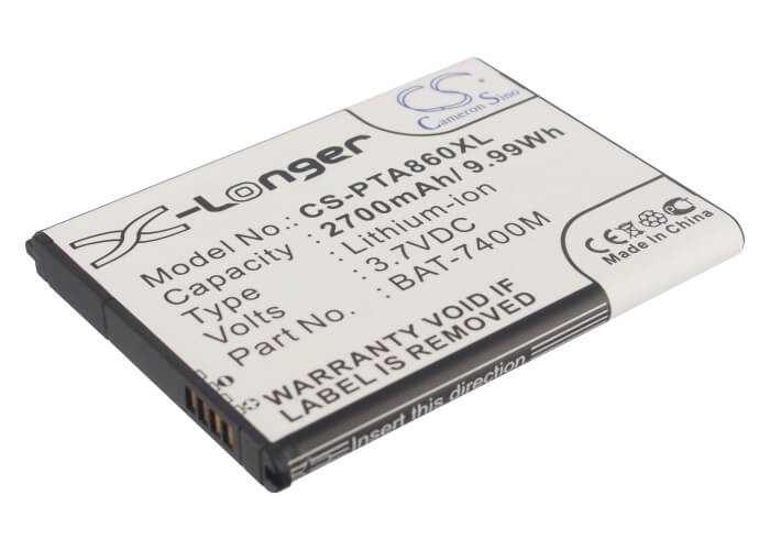 3.7V, 2700mAh, Li-ion Battery fits Sky, A860s 4g, Im-a860, 9.99Wh