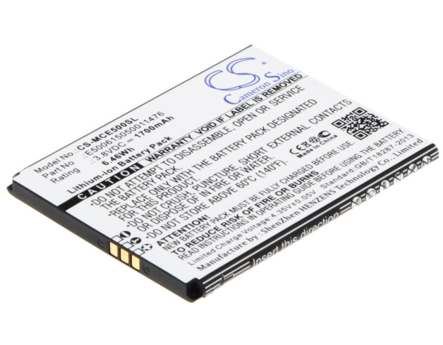 3.8V, 1700mAh, Li-ion Battery fits Mobistel, Cynus E5, Cynus E5 4g, 6.46Wh