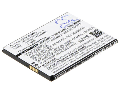 3.8V, 1700mAh, Li-ion Battery fits Mobistel, Cynus E5, Cynus E5 4g, 6.46Wh