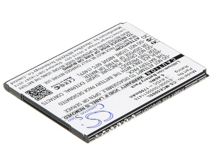 3.8V, 1700mAh, Li-ion Battery fits Mobistel, Cynus E5, Cynus E5 4g, 6.46Wh