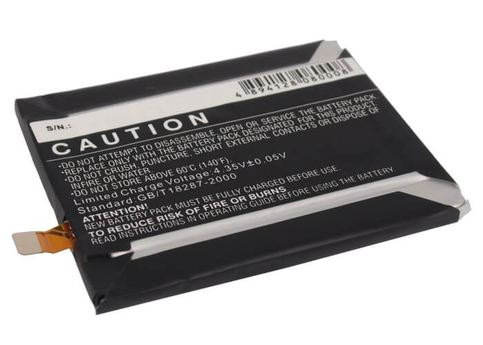 3.8V, 3000mAh, Li-Polymer Battery fits Lg, D800, D801, 11.4Wh