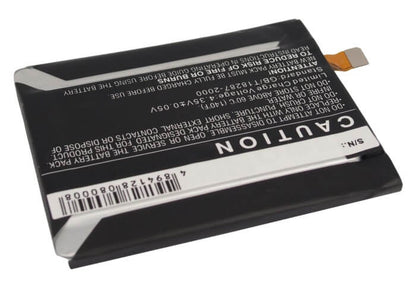 3.8V, 3000mAh, Li-Polymer Battery fits Lg, D800, D801, 11.4Wh