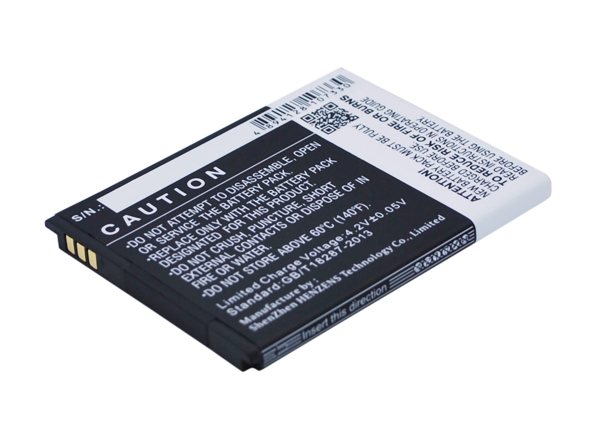 3.7V, 2000mAh, Li-ion Battery fits Phicomm, I810t, 7.4Wh